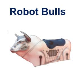 Venta de toro mecánico con efecto robótico